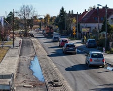 Przebudowa ulicy Wilkszyńskiej - zdjęcie z początku listopada