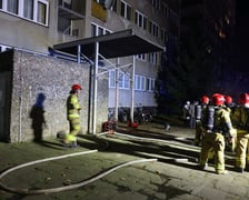 Pożar przy ul. Kruszwickiej - akcja służb