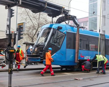 Awaria tramwaju na ul. Kołłątaja