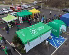 Piknik w PSZOK-u pod hasłem „Wesołych Segregacji i Szczęśliwego Upcyclingu” zorganizowany przez spółkę Ekosystem