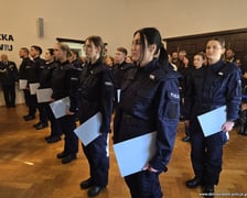 Ślubowanie nowych policjantek i policjantów we Wrocławiu