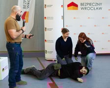 Bezpieczny Wrocław w szkołach - szkolenie w XVI LO przy ul. Reja