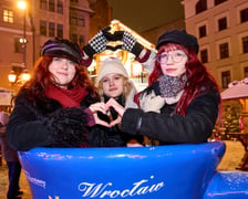 Sylwester na wrocławskim jarmarku w Rynku