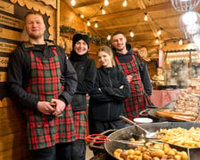 Sylwester na wrocławskim jarmarku w Rynku