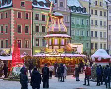 Stare Miasto we Wrocławiu pod śniegiem 31 grudnia 2025