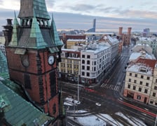 Opustoszały Wrocław w noworoczne przedpołudnie 1 stycznia 2026 roku