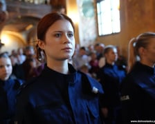 Uroczystość zaślubin nowych policjantów w Oratorium Marianum