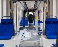 Nowy tramwaj PESA 146N Twist dostarczony do zajezdni MPK Borek z Bydgoszczy.