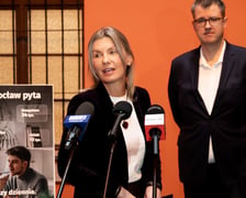 Konferencja prasowa, podczas której przedstawiono Poradnik Mieszkańca
