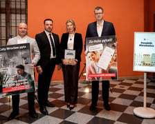 Konferencja prasowa, podczas której przedstawiono Poradnik Mieszkańca
