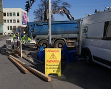<p>Usuwanie awarii wodociągowej na skrzyżowaniu ulic Ślężnej i Kamiennej. Wrocław, 28.02.2026</p>