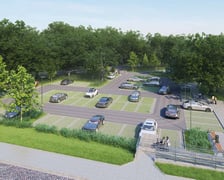 Wizualizacja parkingu P&R na Leśnicy