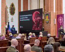 Uroczystość pochówku ofiar zbrodni katyńskiej w Kościele Garnizonowym we Wrocławiu