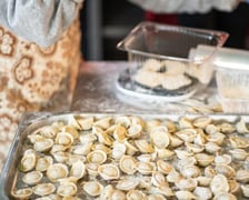 Pierogi dla Ukrainy do kupienia w Concordii na Wyspie Słodowej