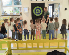 Zajęcia ze studentami w Przedszkolu nr 149