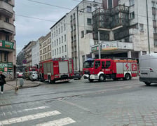 Akcja straży pożarnej na ul. Prądzyńskiego, 28.03.2026 r.