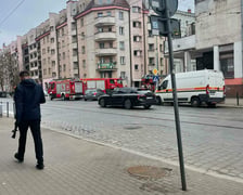 Akcja straży pożarnej na ul. Prądzyńskiego, 28.03.2026 r.