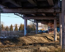 Estakada na Alei Sobieskiego - zdjęcie ze stycznia tego roku