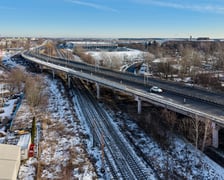 Estakada na Alei Sobieskiego - zdjęcie ze stycznia tego roku