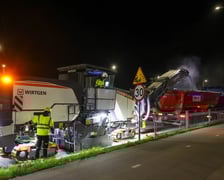 Nocne prace na Alei Karkonoskiej