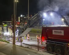 Nocne prace na Alei Karkonoskiej