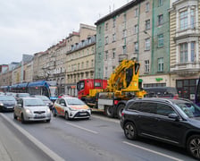 <p>Wykolejenie tramwaju pod Bastionem Sakwowym</p>