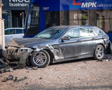 Wypadek ul. Ruska/Kazimierza Wielkiego