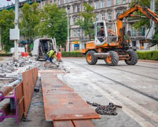 Wymiana zwrotnicy na Rondzie Reagana