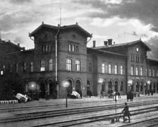 Dworzec Oleśnica w 1881 roku