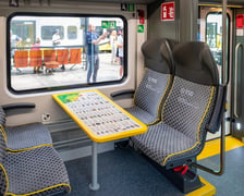 100. pociąg Kolei Dolnośląskich - Pesa Elf 48WEc-064 - na dworcu Wrocław Główny