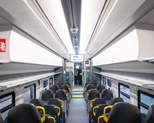 100. pociąg Kolei Dolnośląskich - Pesa Elf 48WEc-064 - na dworcu Wrocław Główny