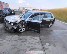 Wypadek na autostradzie A4 pod Wrocławiem - rozbite samochody i zablokowana droga / 30 czerwca 2026 r.