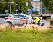 Potrącenie rowerzysty przy ul. Kwidzyńskiej