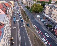 Ulica Kazimierza Wielkiego jest zwężona od soboty 11 lipca do czwartku 16 lipca