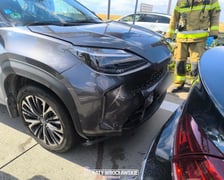 Zderzenie trzech aut osobowych na A4