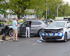 Kolizja na ul. Swobodnej we Wrocławiu, 14.07.2026