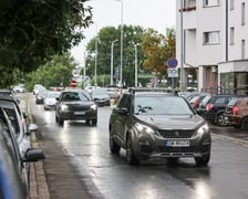 Zdjęcia ulicy Trzebnickiej oraz trasy objazdu wykonane w poniedziałkowy poranek 27 lipca