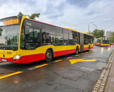Zdjęcia ulicy Trzebnickiej oraz trasy objazdu wykonane w poniedziałkowy poranek 27 lipca