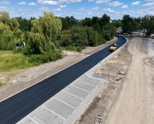 Skrzyżowanie Wiejska-Mokronoska-Awicenny. Ostatnie prace przy budowie łącznika