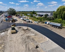 Skrzyżowanie Wiejska-Mokronoska-Awicenny. Ostatnie prace przy budowie łącznika