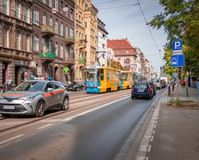 Kolizja samochodów na ulicy Traugutta