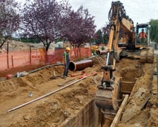 Postępują prace przy budowie Trasy Tramwajowo-Autobusowej (TAT) na Nowy Dwór