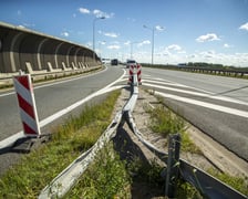 Wypadek TIR-a na Autostradowej Obwodnicy Wrocławia