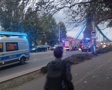 Tramwaj zderzył się z autem na placu Grunwaldzkim. Na zdjęciu miejsce zdarzenia