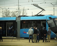 Prezentacja pierwszej zmodernizowanej Škody 16T na zajezdni Borek.