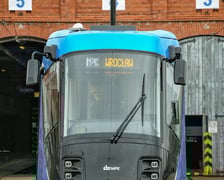 Prezentacja pierwszej zmodernizowanej Škody 16T na zajezdni Borek.