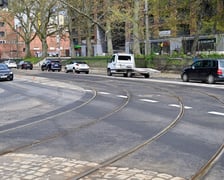 Skrzyżowanie ulic Pułaskiego i Małachowskiego po remoncie.