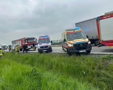Wypadek na A4 w okolicy Wądroża Wielkiego