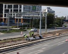 Remont torowiska przy ul. Legnickiej we Wrocławiu, postęp prac