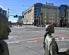 Skrzyżowanie Powstańców Śląskich ze Świdnicką po remoncie torowiska.